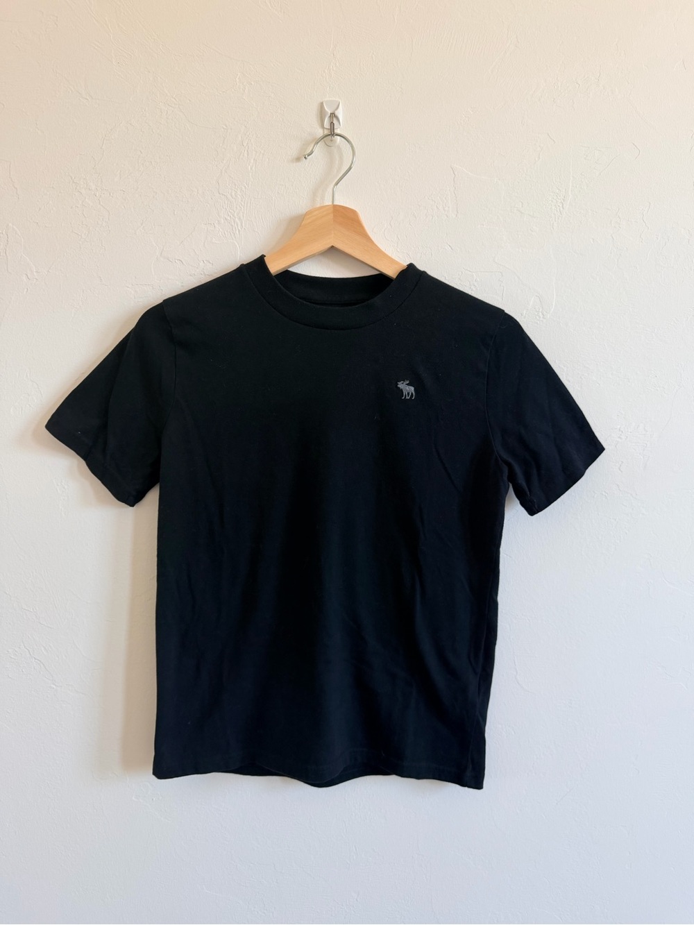 abercrombie kids Black Short Sleeve Logo Tee